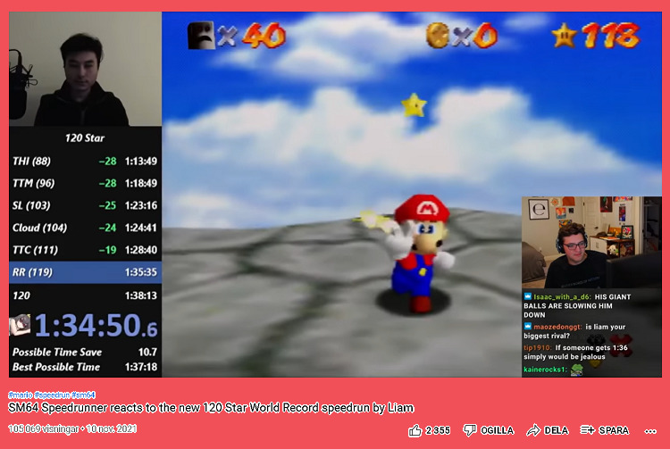 An update on the people speedrunning Mario while blindfolded